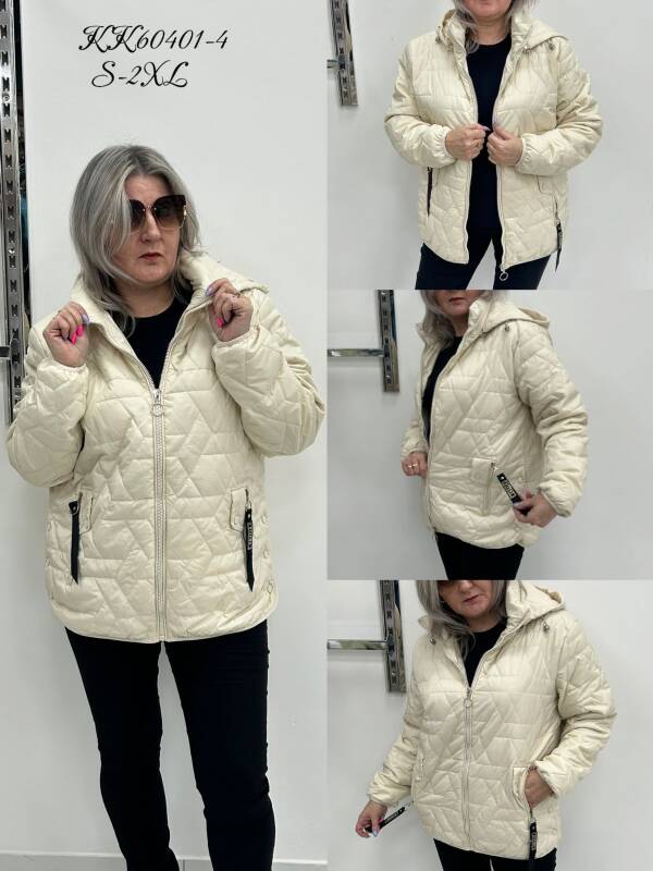 Kurtki damskie duże rozmiary Roz 3XL-7XL, 1 Kolor Paczka 5 szt 1